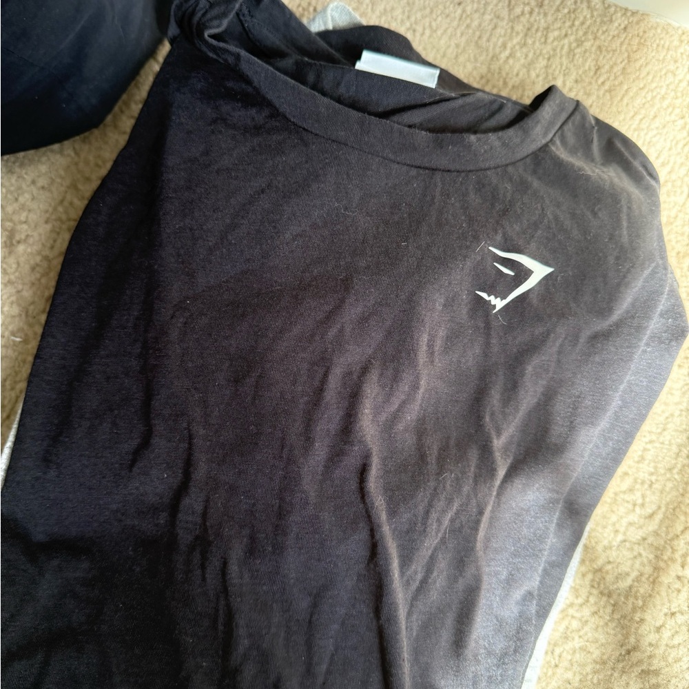 Gymshark Black long Sleeve Tee